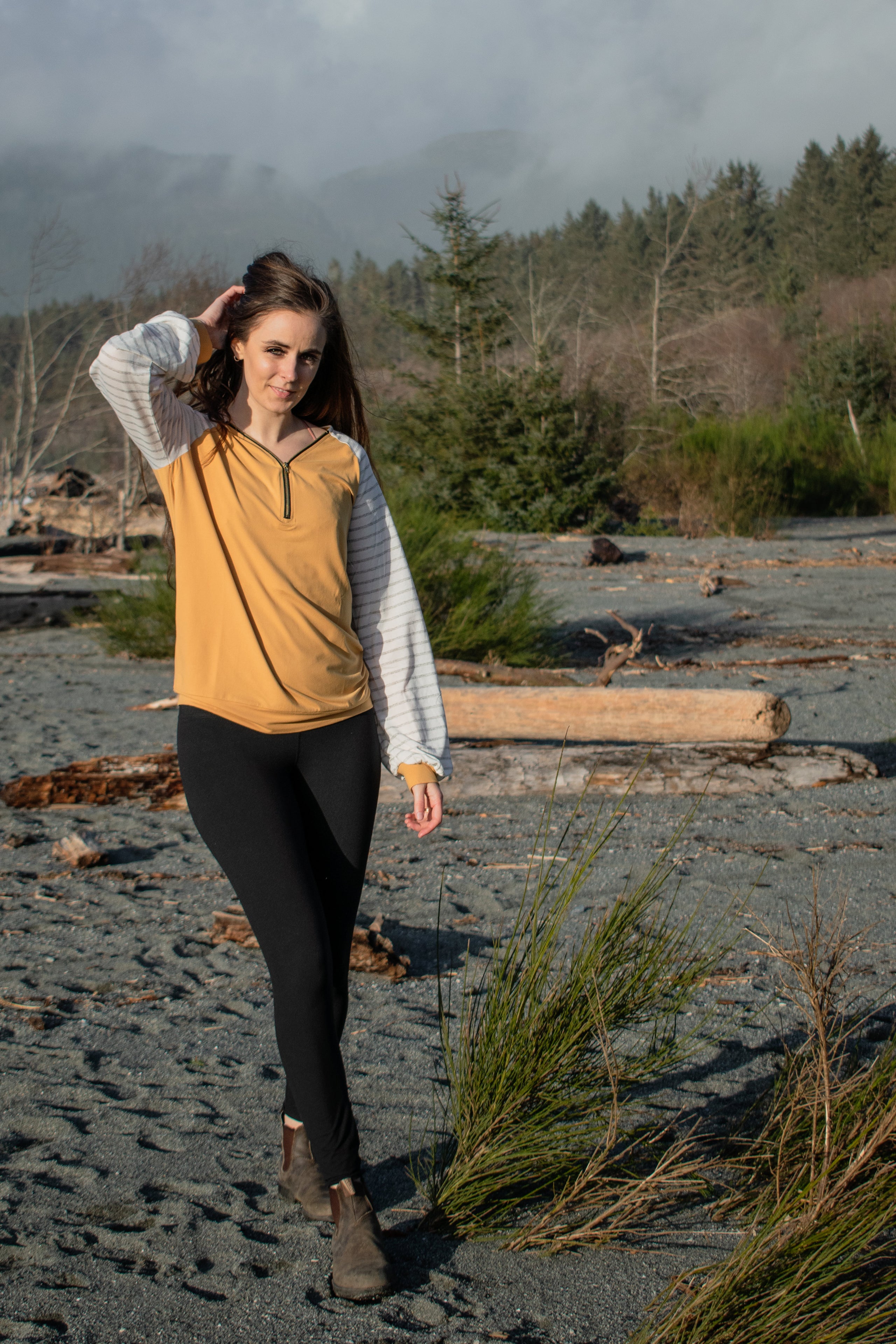 Pip Camel Top Sarah Grace Boutique